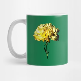 Carnations - One Yellow Carnation Mug
